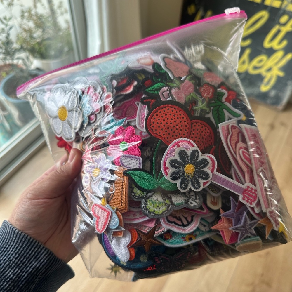 Colorful iron on hat Patches